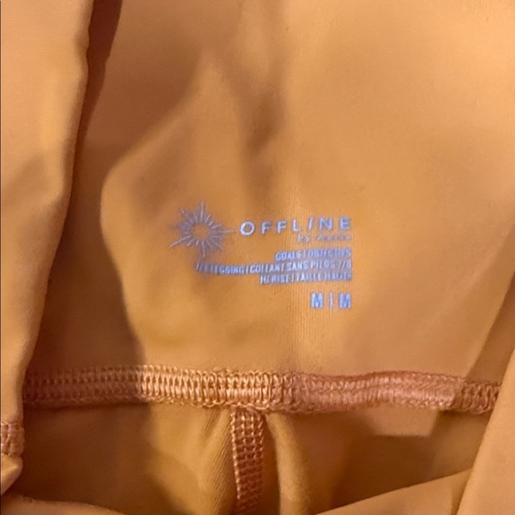 Aerie Bright Orange Leggings - Picture 2 of 3